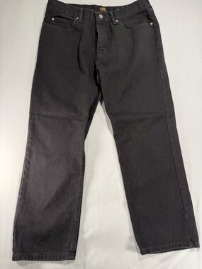Men’s Lee Relaxed Fit Black Jeans Size 36/29 # 901